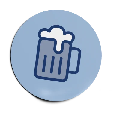 Fun fact — an icon of a beer pint.