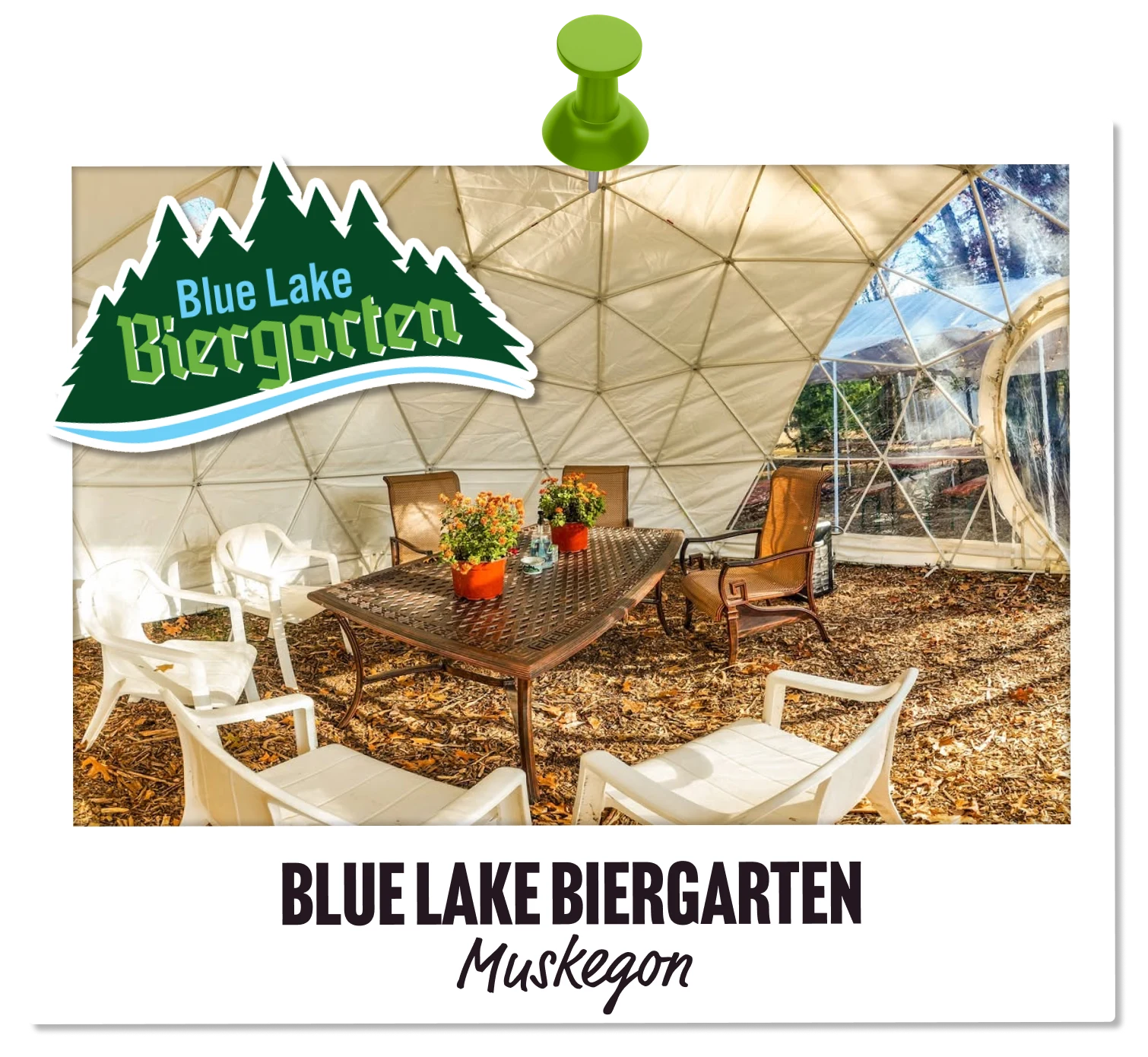 A photo of Blue Lake Biergarten.