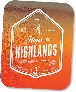 The Hops ’N Highlands logo.