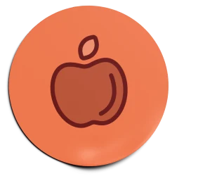 Fun fact — an apple icon.